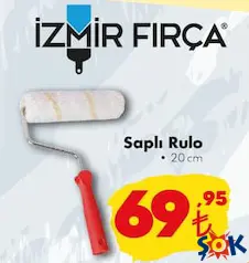 İZMİR FIRÇA SAPLI RULO 20 CM